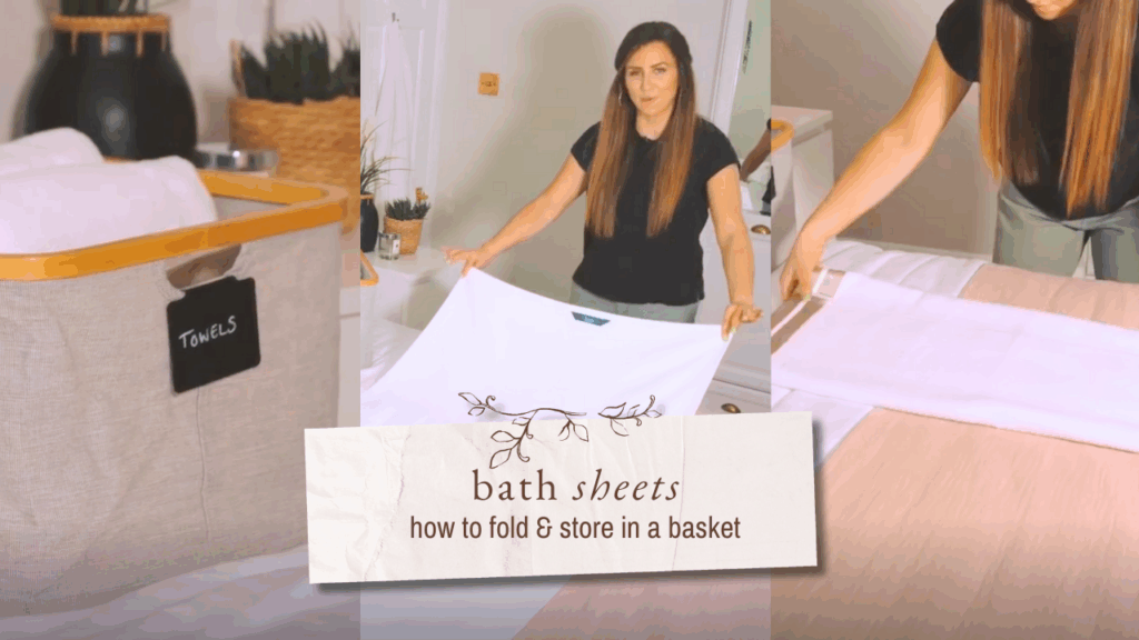 How to fold & store bath sheets