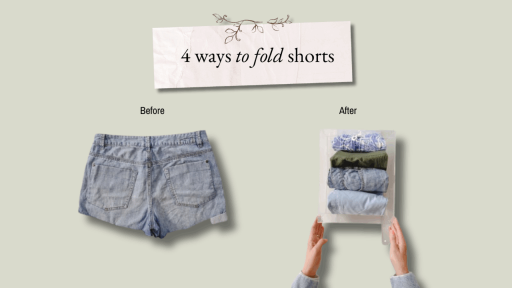 4 ways to fold shorts