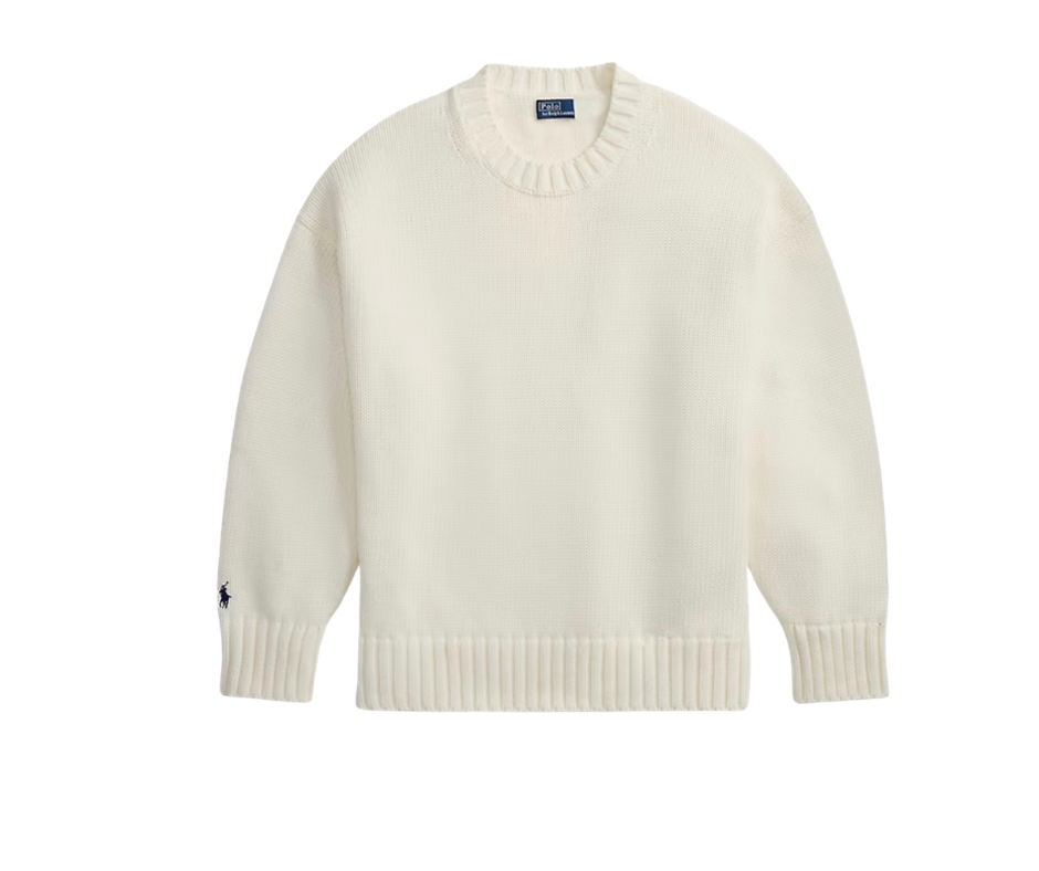 Ralph Lauren Cotton Jumper white