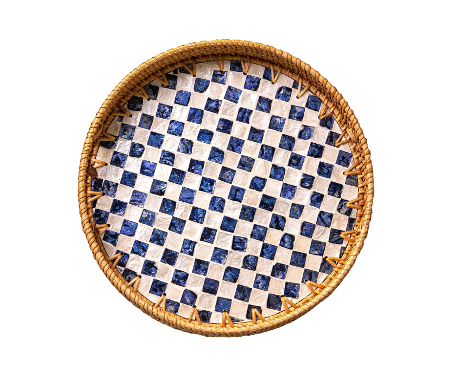 Jungle Culture Large Rattan Tray