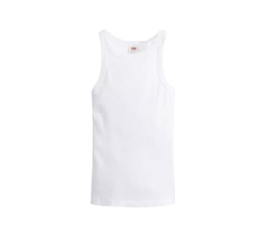 Levis white women vest fashion