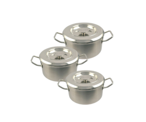 AGA STAINLESS STEEL PAN SET KITCHEN