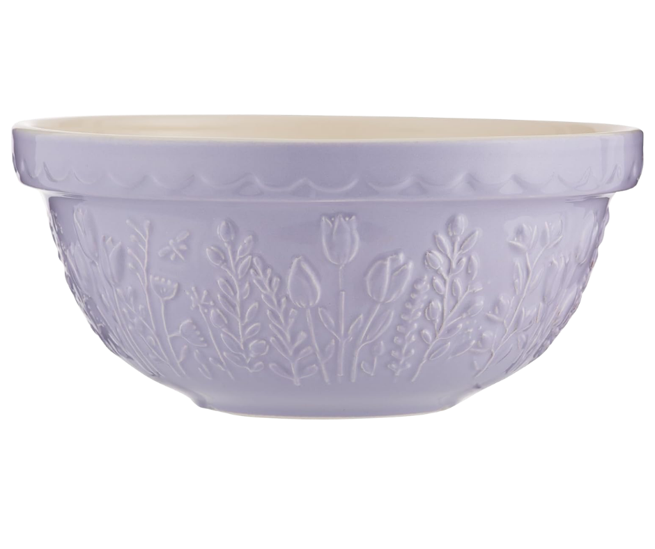 mason cash lavender mixing bowl kitchen