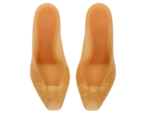 Chloe jelly shoes brown