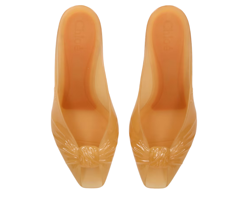 Chloe jelly shoes brown
