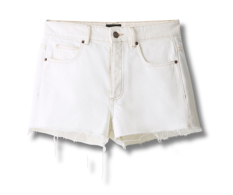 ME+EM WHITE SHORTS