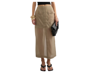 top shop organza maxi skirt