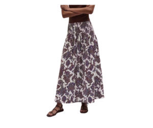 sheer maxi skirt