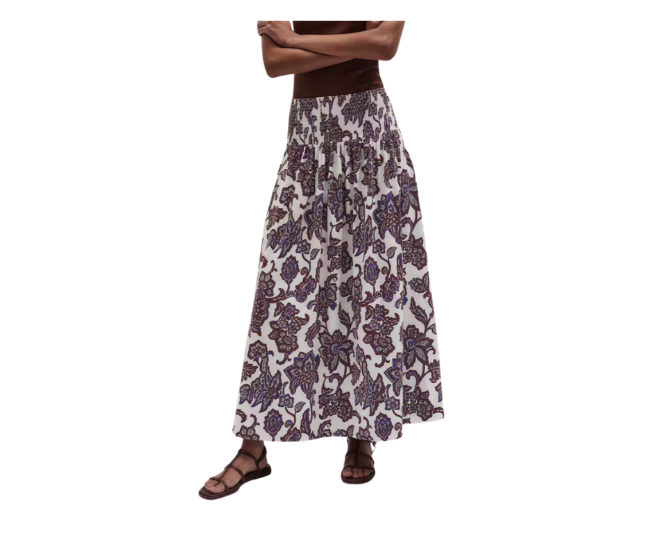 sheer maxi skirt