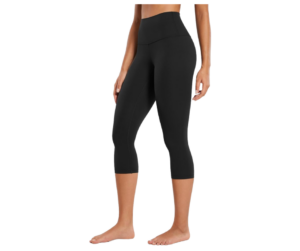 CRZ BLACK CAPRI LEGGINGS - FASHION