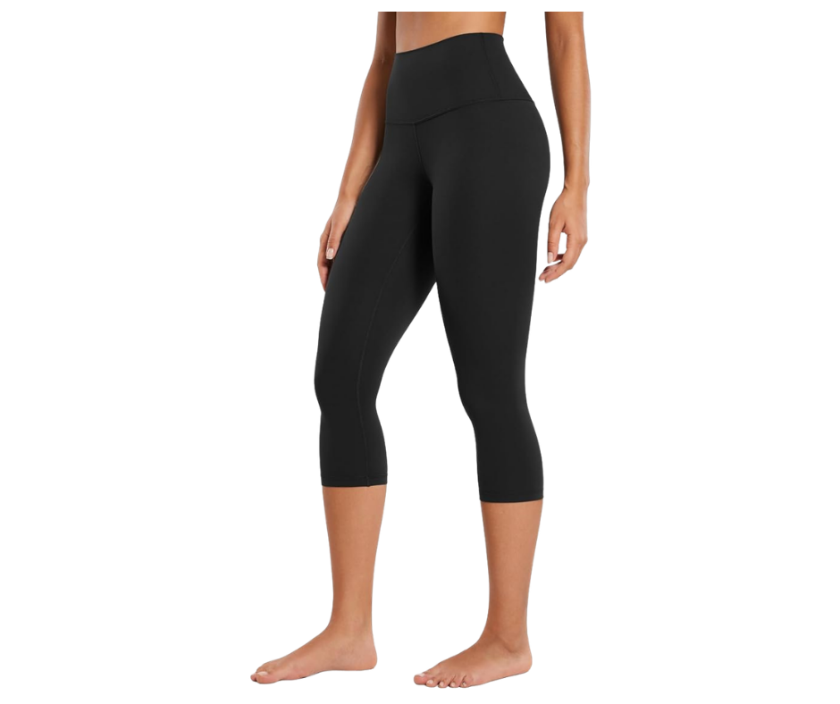 CRZ BLACK CAPRI LEGGINGS - FASHION