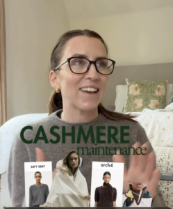 CASHMERE MAINTENANCE SOPHIE IMAGE